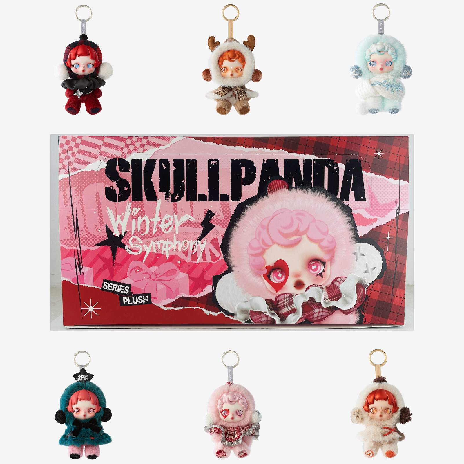 POP MART x SKULLPANDA Winter Symphony Series Confirmed Plush Figure Toys Dolls