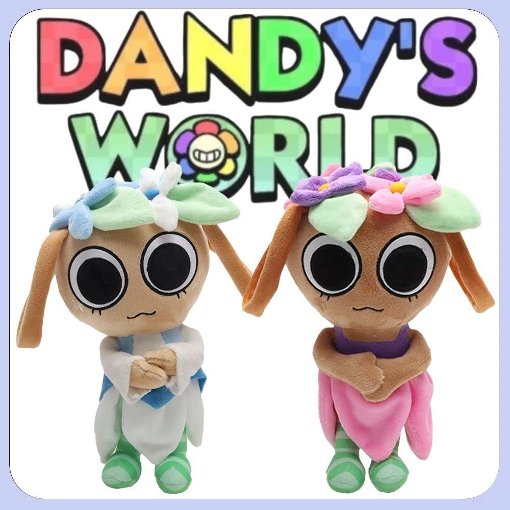 26cm Dandy’s World Plush Doll Bassie Plush Stuffed Toy Pillow Kids Gift Birthday