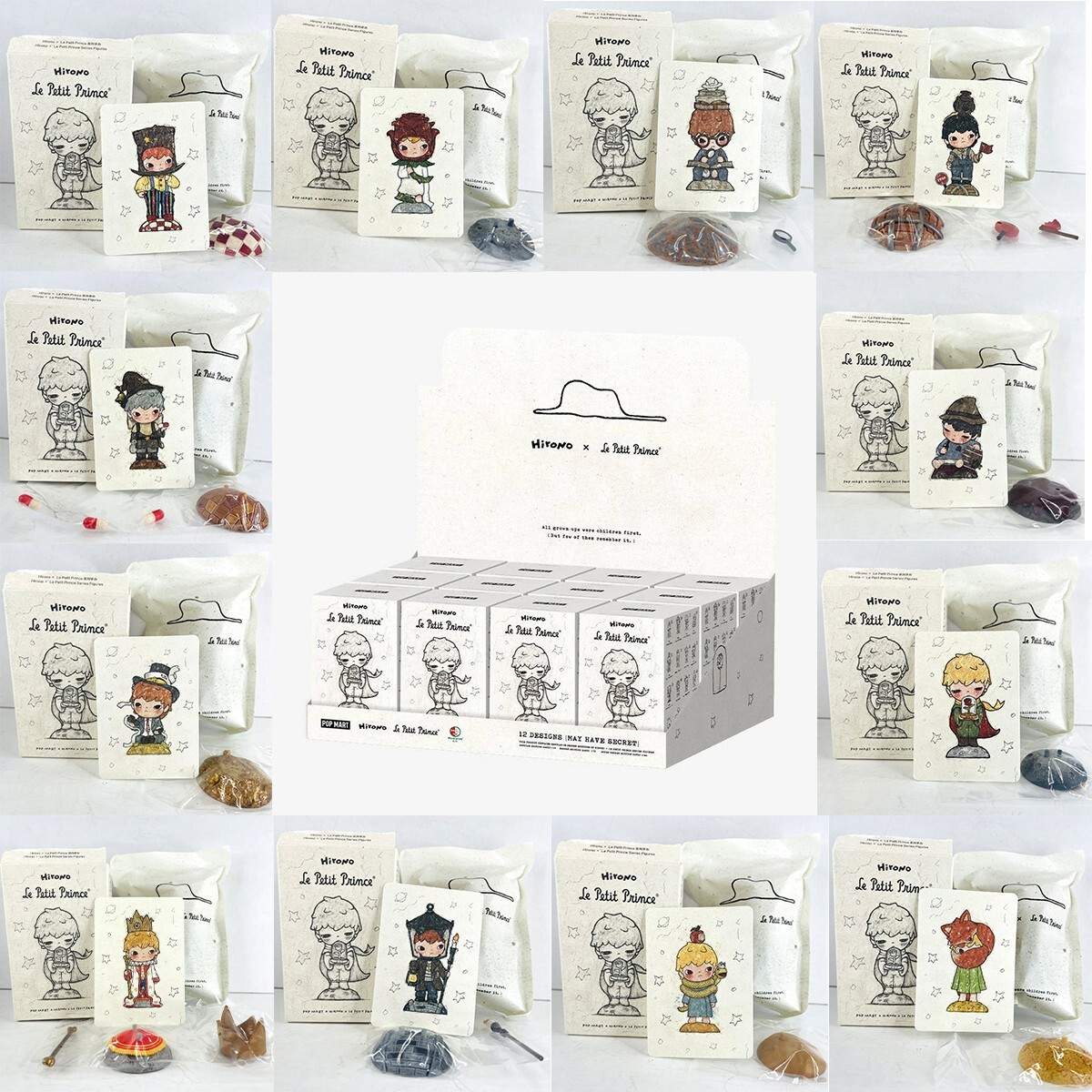 POP MART Hirono × Le Petit Prince Series Confirmed Figure Sealed Bag in Open Box