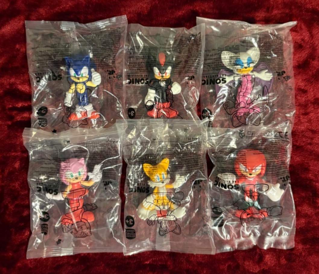 Burger King x Sonic The Hedgehog Toys 2025 NEW! Complete Set