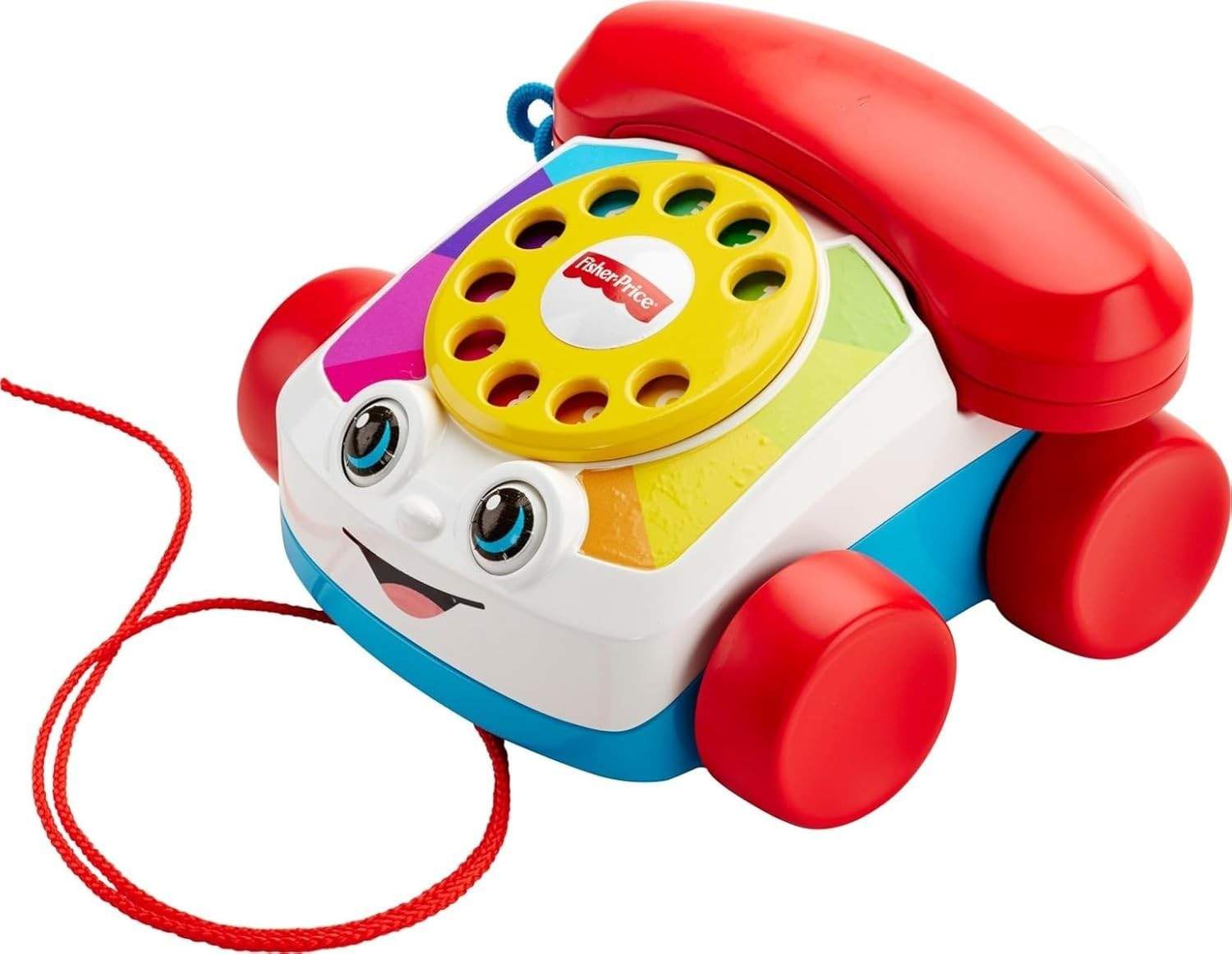 Pretend Toys for Kids Toddlers Girls Boys 1+ Year Old Pull Toy Chatter Telephone