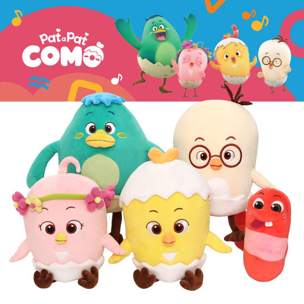 [Pat a Pat Como] COMO Model Cut Soft Doll Plush Toy 25cm Korea Toy Gift for Kids
