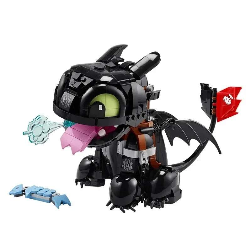 10375 How to Train Your Dragon Toothless Night Fury Block Toy Model Xmas Gift