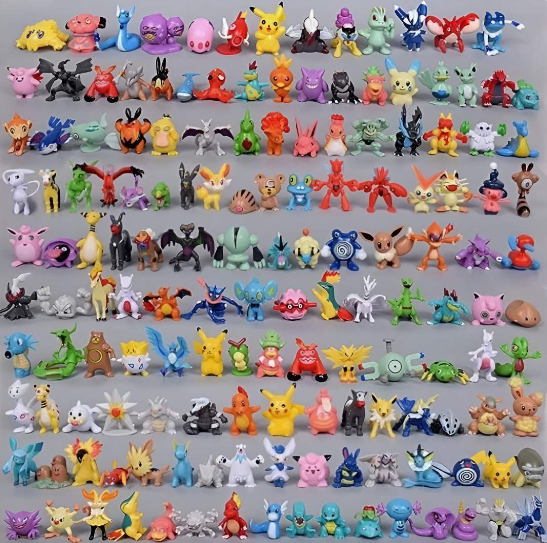 144 Pokemon Mini Figure Toys Pikachu Action Figures  | Kids Gift |Party Favors|