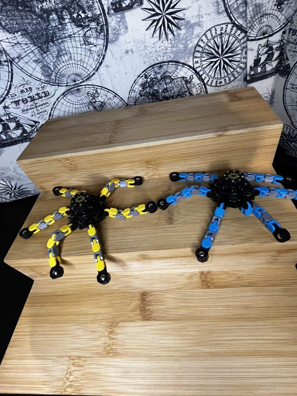 2 Transformable Fidget Spinners for Kids and Adults Stress Relief Sensory Toy