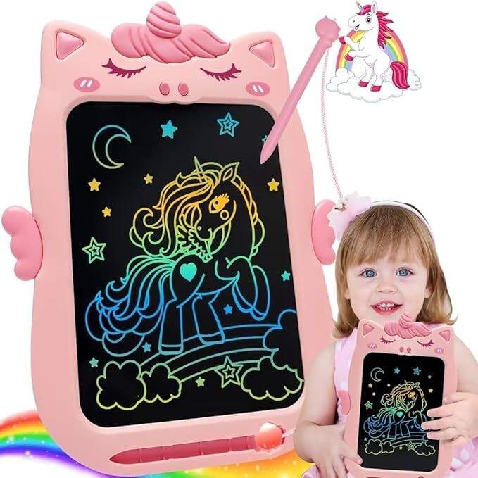 Toys for 1 2 3 Year Old Girl Gifts,10In LCD Writing Tablet for Kids,Toddler Toys
