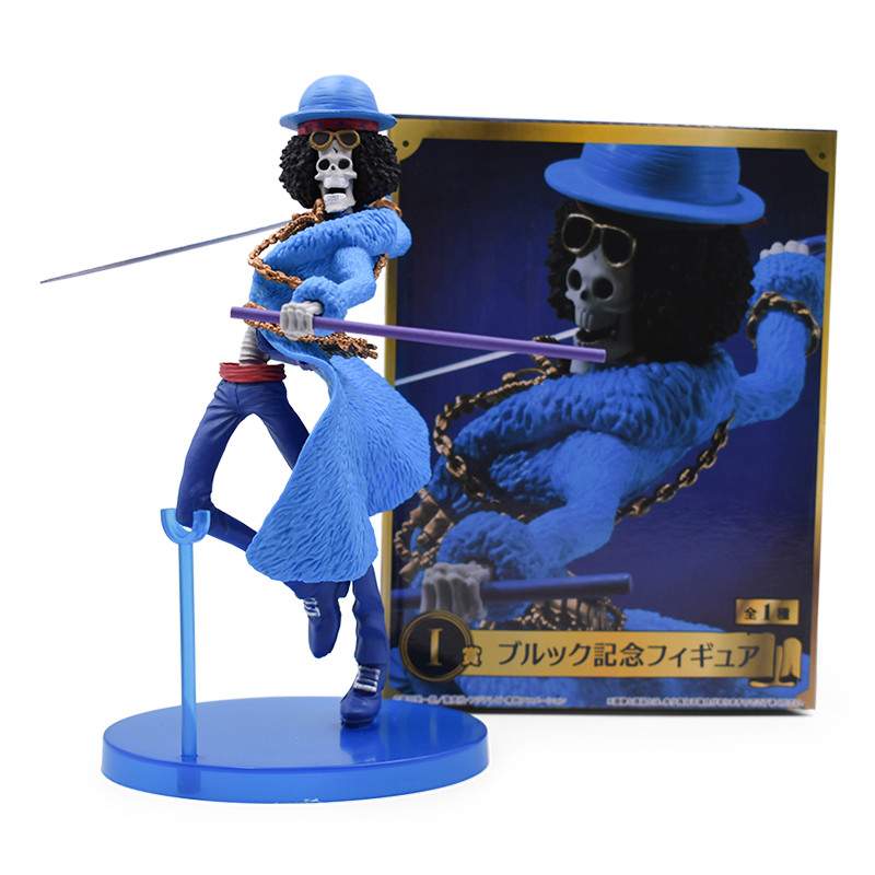 Anime One Piece Brook PVC Action Figure Toys Collection Doll Model Kids Gifts
