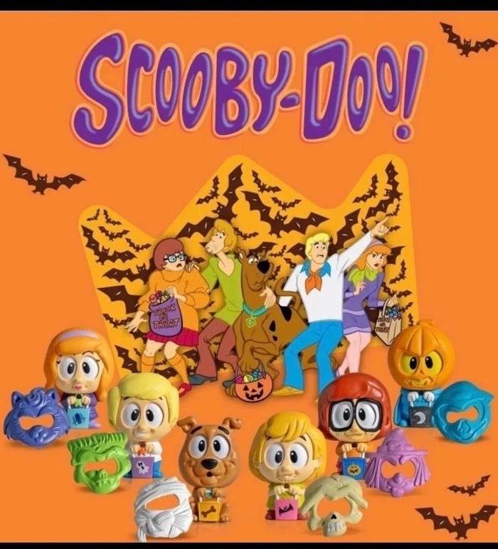 SCOOBY DOO Halloween Edition Burger King Toys 2025, COMPLETE SET ALL 6 TOYS