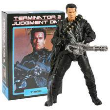 HOT Terminator 2 Judgment Day T-800 Action Figure Ultimate Deluxe Arnold Replica
