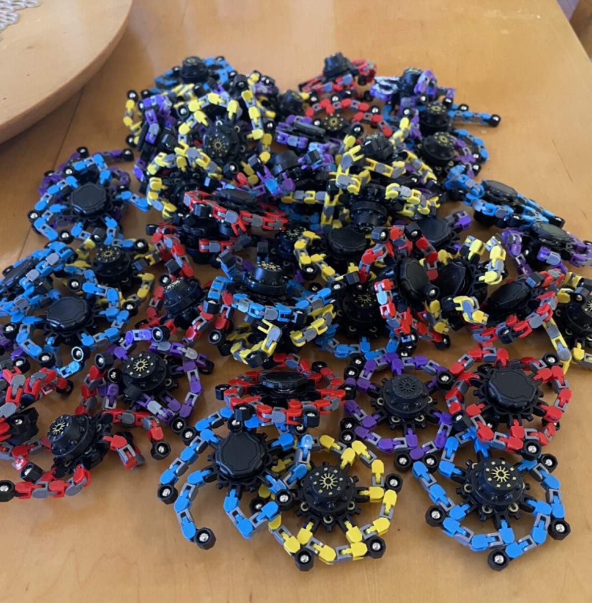 Transformable Fidget Spinners 50pcs for Kids and Adults Stress Relief Sensory