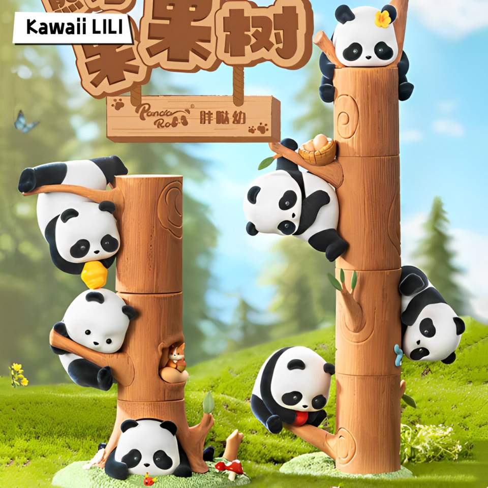 52Toys Panda Roll Panda Fruit Tree Series Blind Box Confirmed Figure Toys Gift