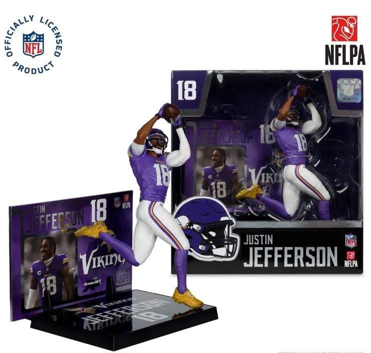 Mcfarlane Sportpicks NFL 7″ Posed Figure Justin Jefferson – Minnesota Vikings