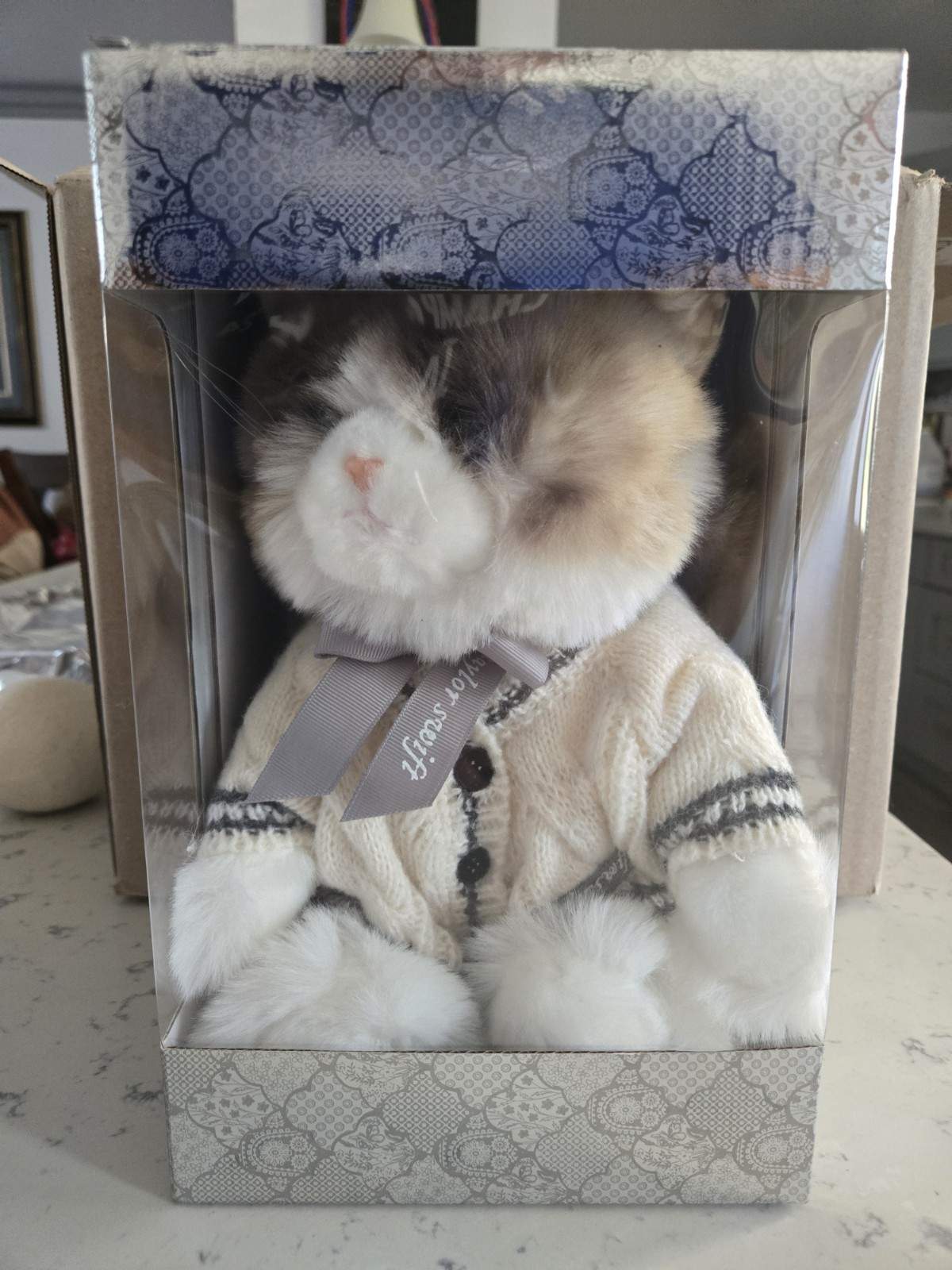 Taylor Swift Folklore Album Cardigan Plush Cat – IN-HAND – AUTHENTIC / ORIGINAL