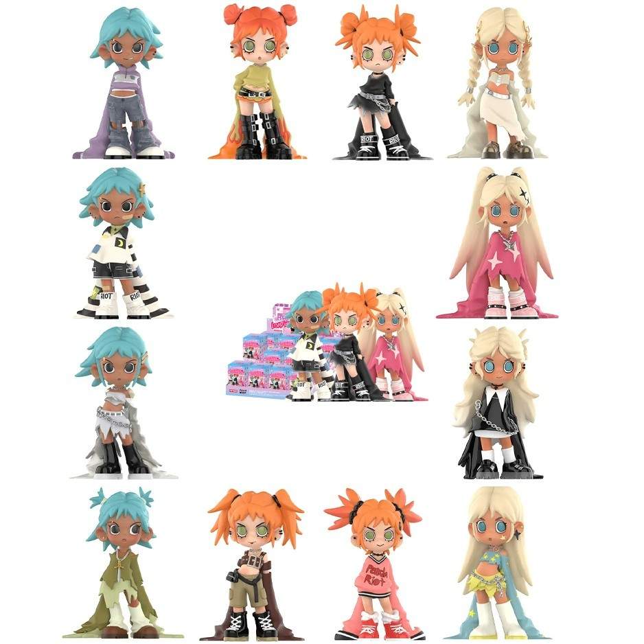 POP MART x Lil Peach Riot : Loading! Series Confirmed Figure Dolls Toy Open Box
