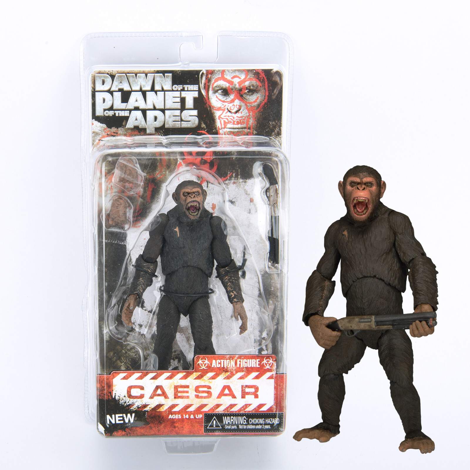 Dawn of The Planet of The Apes Caesar 5.5″ Action Figures Toys Gift New In Box