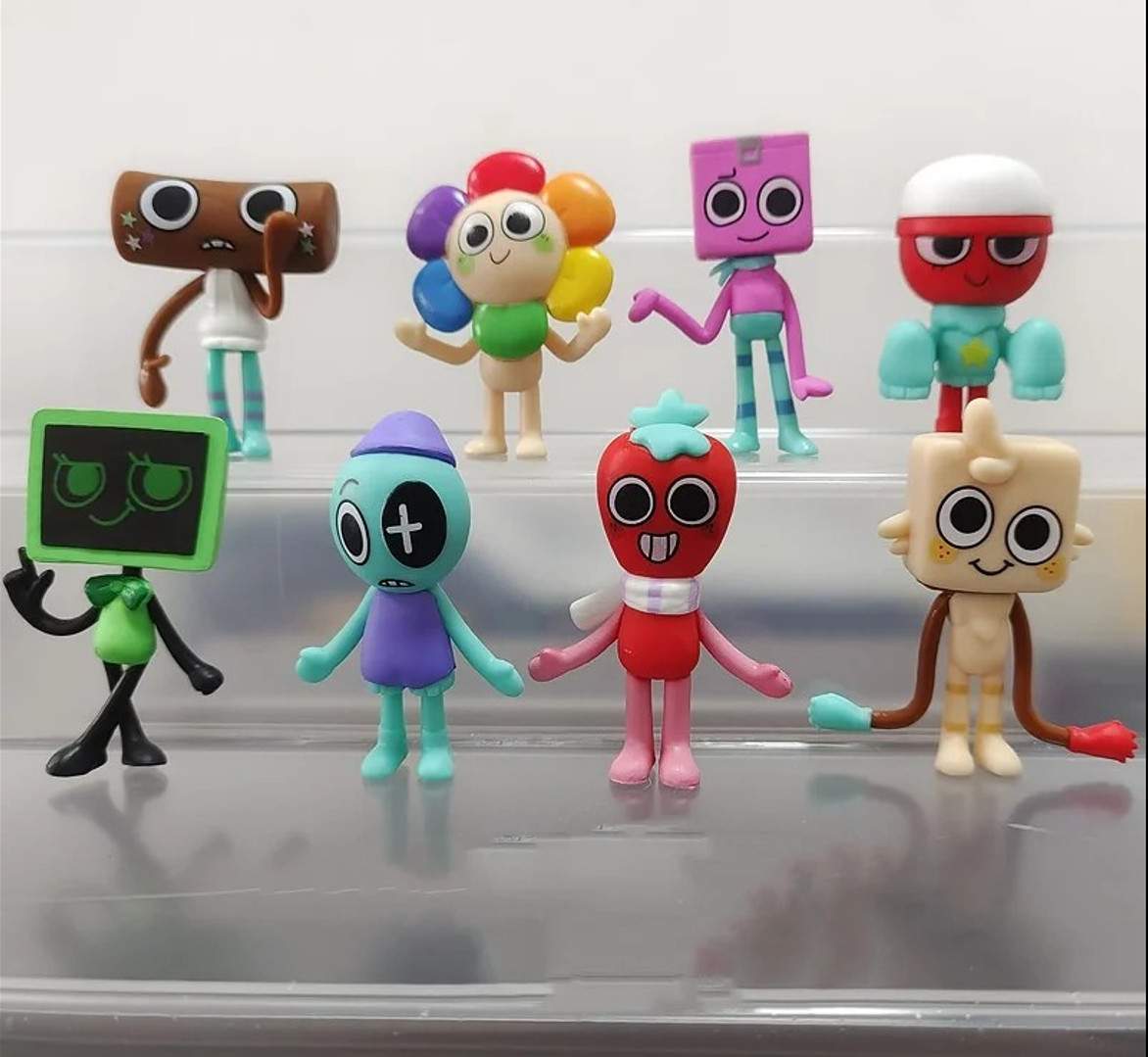 8pcs/Set Dandy’s World Dolls Horror Game Action Figure PVC Model Toy BEST GIFT