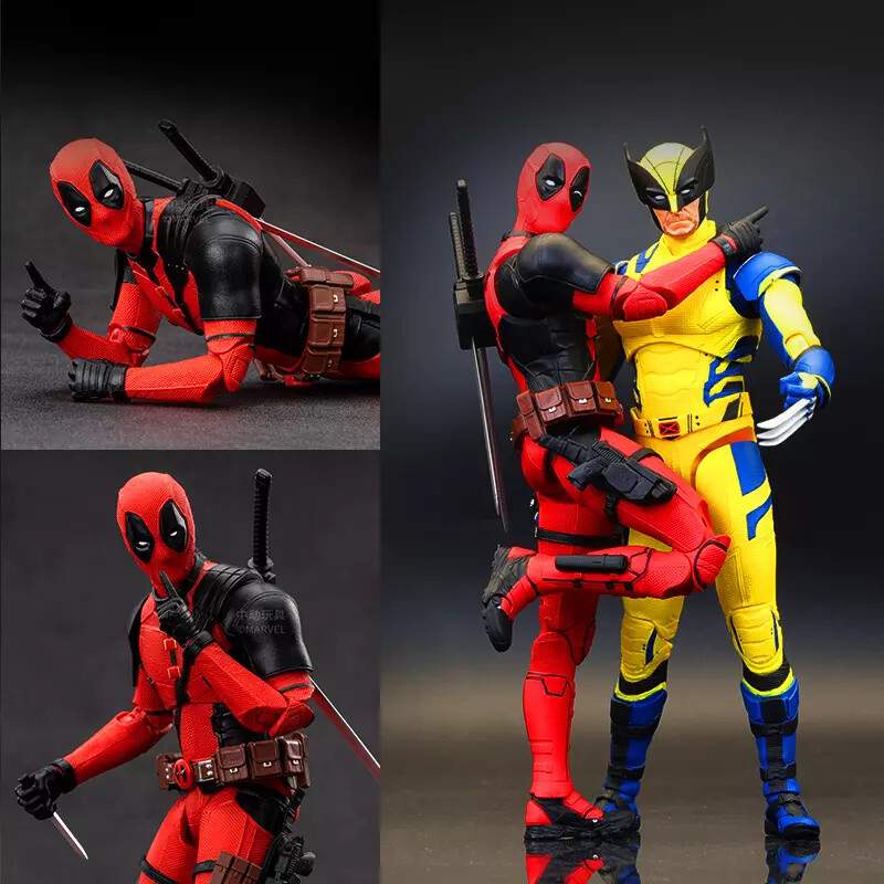 Deadpool & Wolverine Action Figure Model Collection Toy 1:10 New IN US STOCK