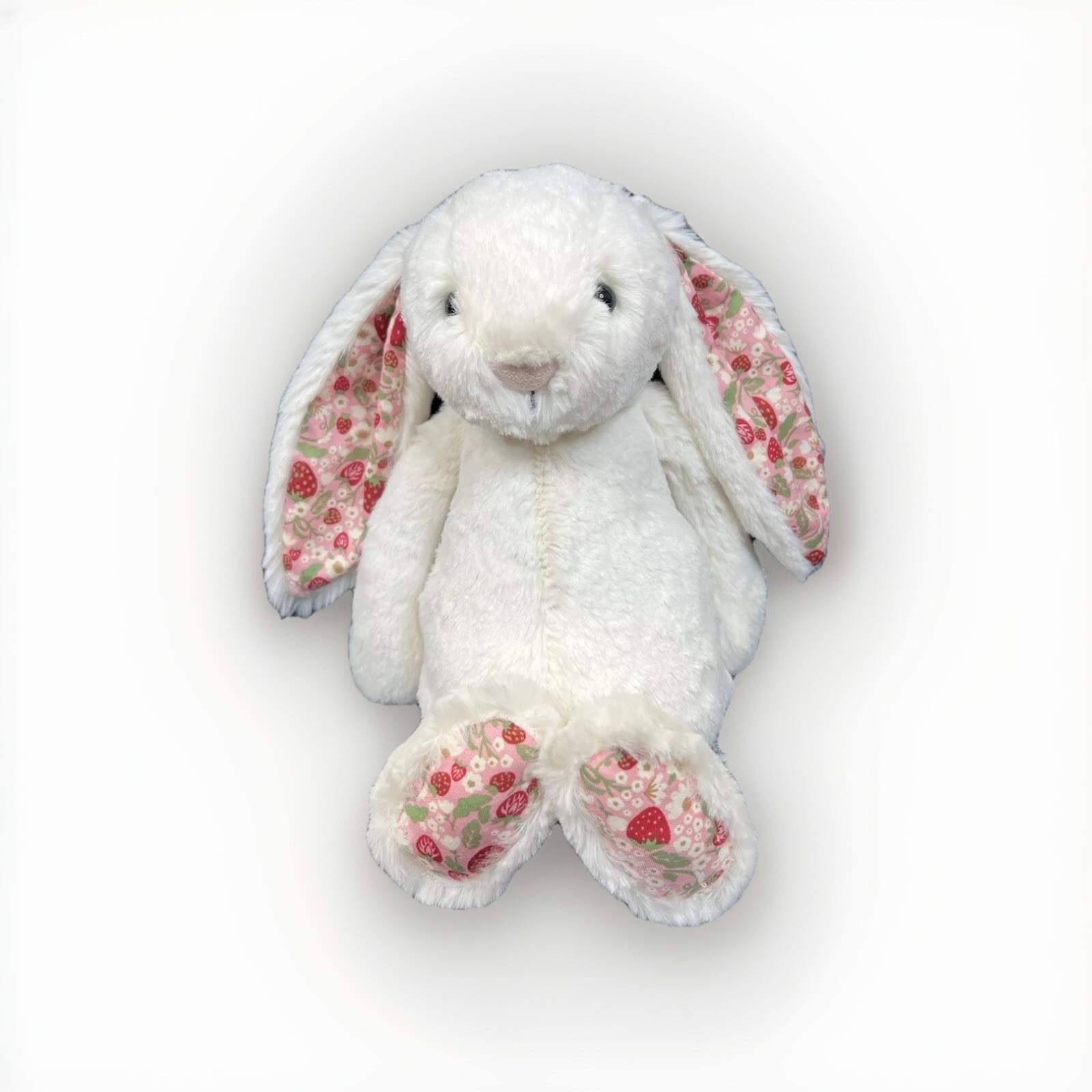 Jellycat Blossom Cream Bunny ‘Berry ‘ Plush toy Stuffed animal [Medium] BMP3MS