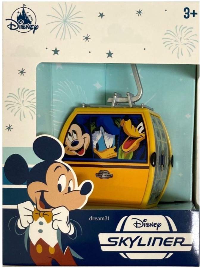 NIB Disney Parks Skyliner Gondola Mickey & Friends Toy Replica – Yellow