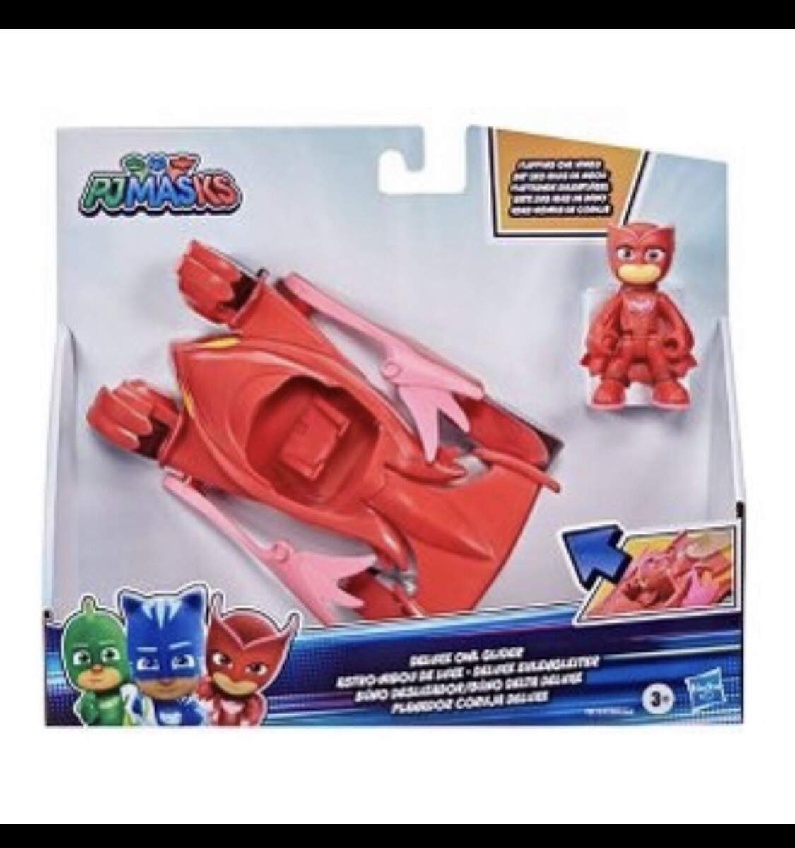 PJ Masks Deluxe Owl Glider W/Owlette Figure New In Box NIB Hasbro