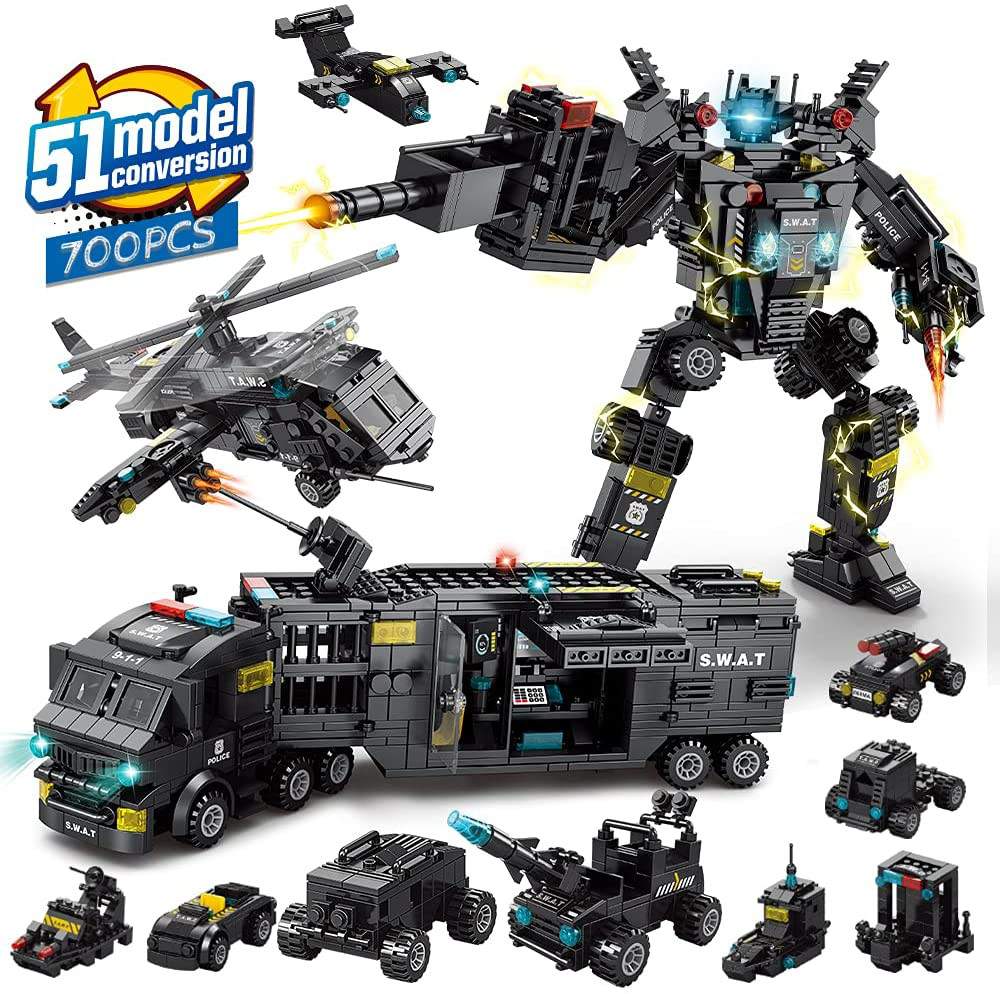 Kidpal 51 in 1 Robot STEM Building Blocks Toys for Boys Age 8-12, Educational 6