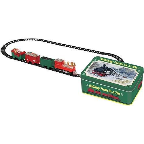 Santa’s Holiday Toy Train in a Tin