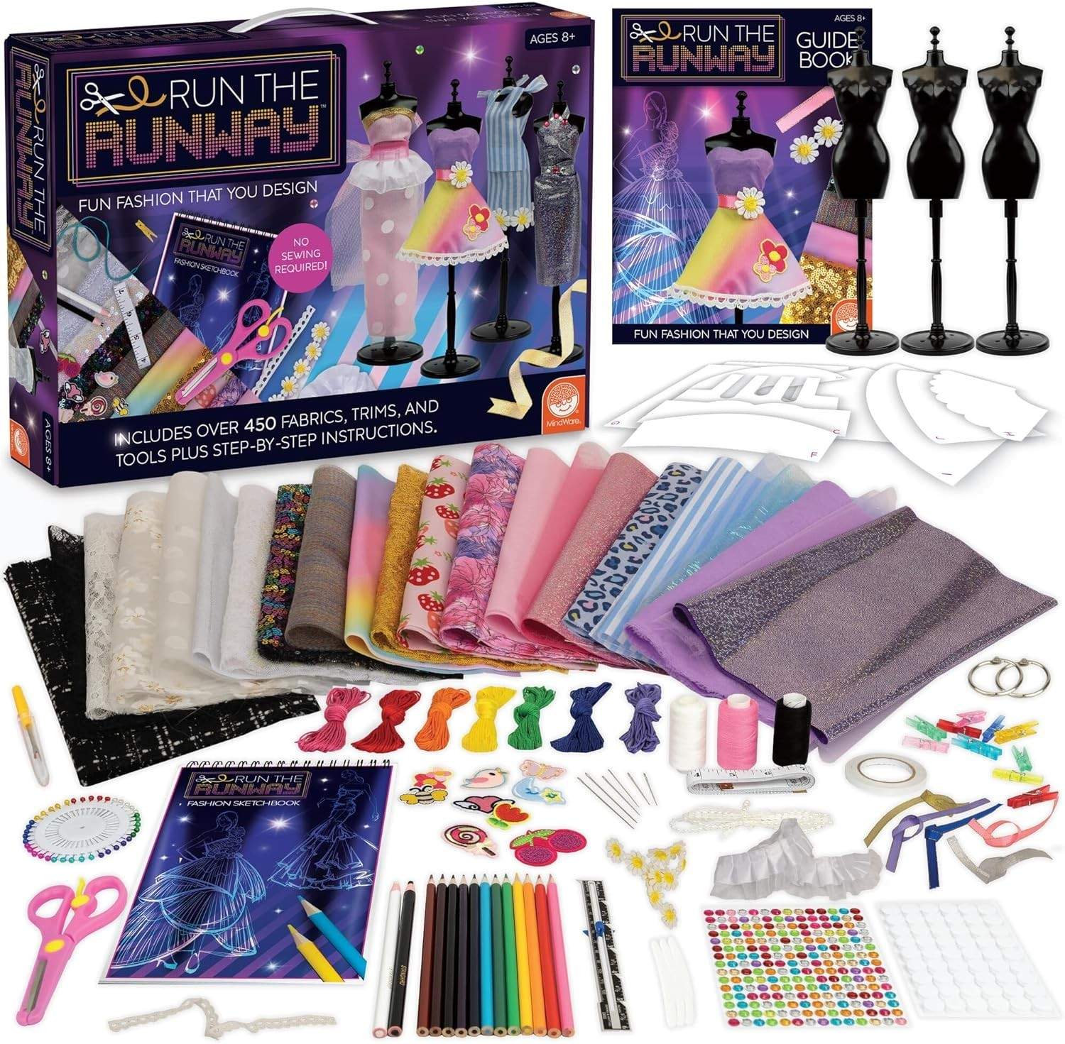MindWare Run The Runway Fashion Design Kit for 8 Year Olds and Up – IN STOCK New