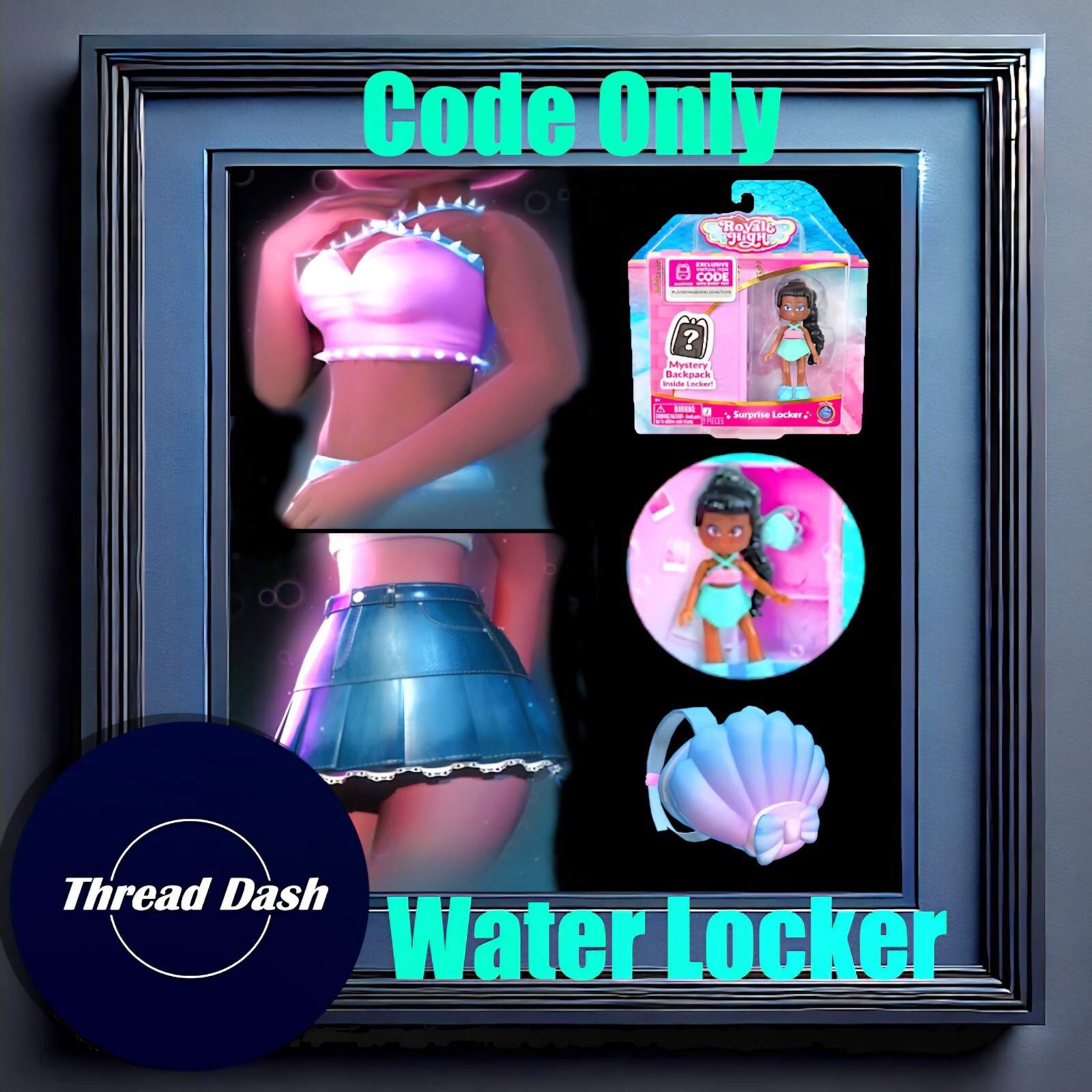 Royale High Surprise Locker Water Doll, Code Only, In Message