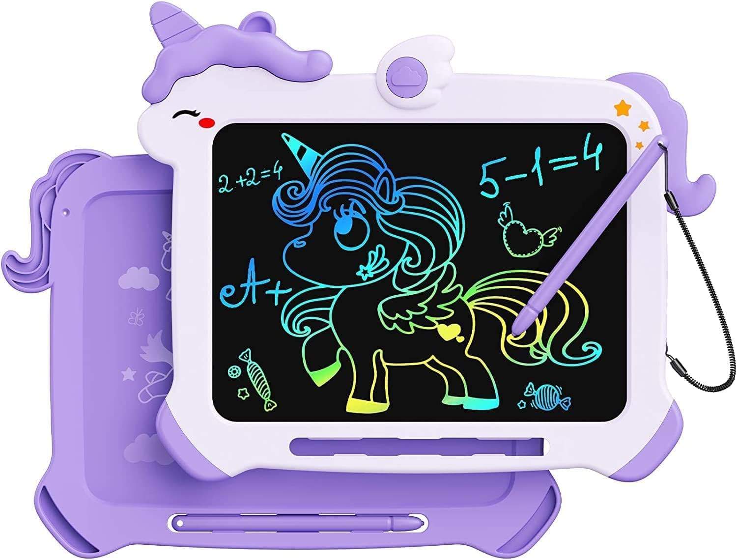 LCD Writing Tablet for Kids, Unicorn Toys Gifts for 3 4 5 6 7 Year Old Girls, Co