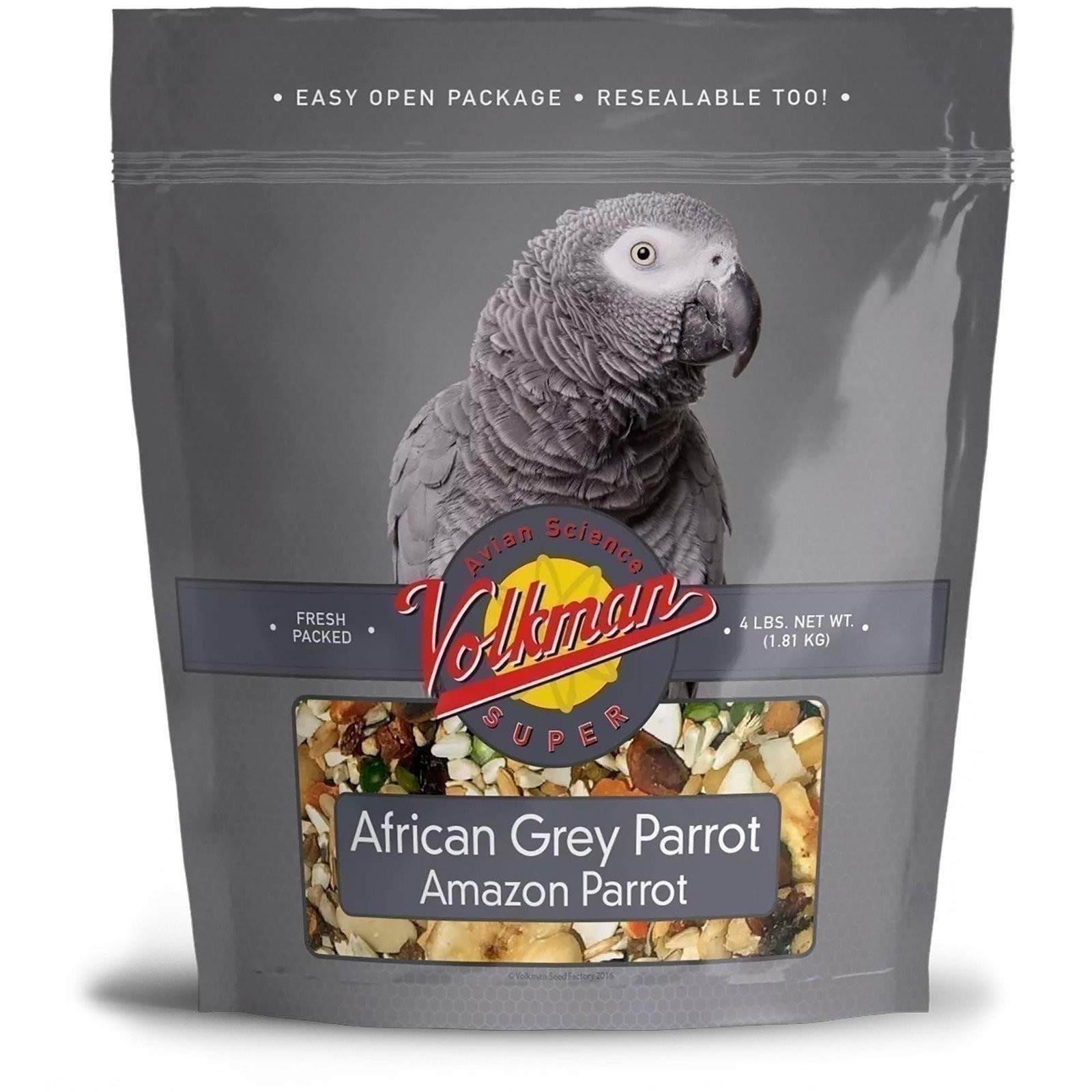 Volkman Avian Science Super African Grey Bird Food 4 and 8 lbs pack