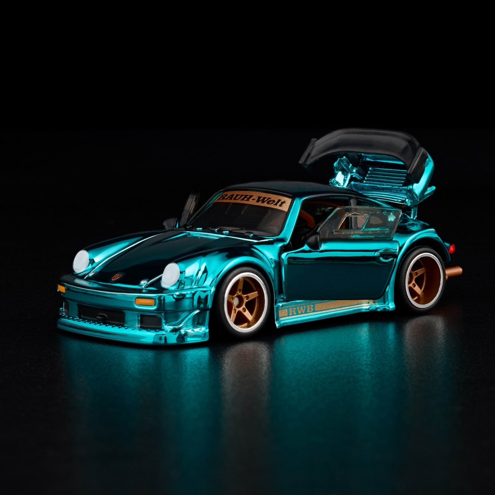 Hot Wheels New Sealed RLC Porsche 930 RWB Teal JLJ20 ✅ SHIPS FAST