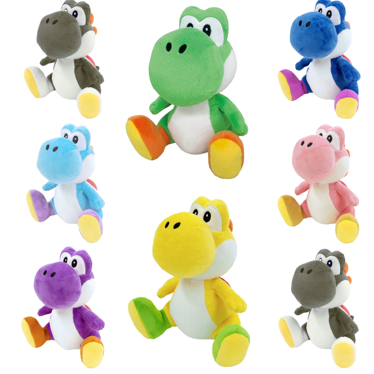 Official Licensed Yoshi 8″ Plush Mario Little Buddy Toys Nintendo Choose Color