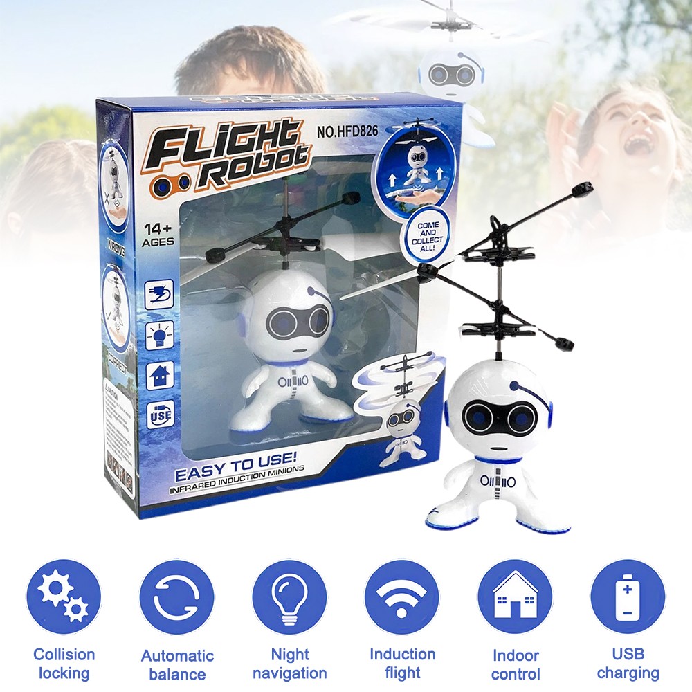 New Toys for Boys Age 3 4 5 6 7 8 Year Old Kids Flying Robot MiniDrone Childrens