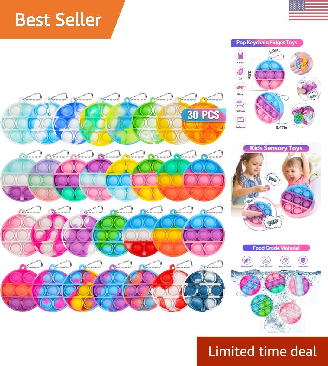 Compact Sensory Fidget Toys Bulk Set – Fun Addition to Kids’ Parties and Events