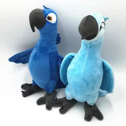 30CM New Rioo 2 Movie Cartoon Plush Toys Blue Parrot Blue & Jewiel Bird