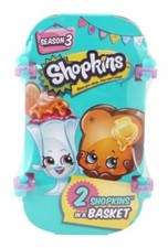 Shopkins 2 Pack Basket Season 3 LIMITED EDITION AUTHENTIC 56029 New Sealed Pack