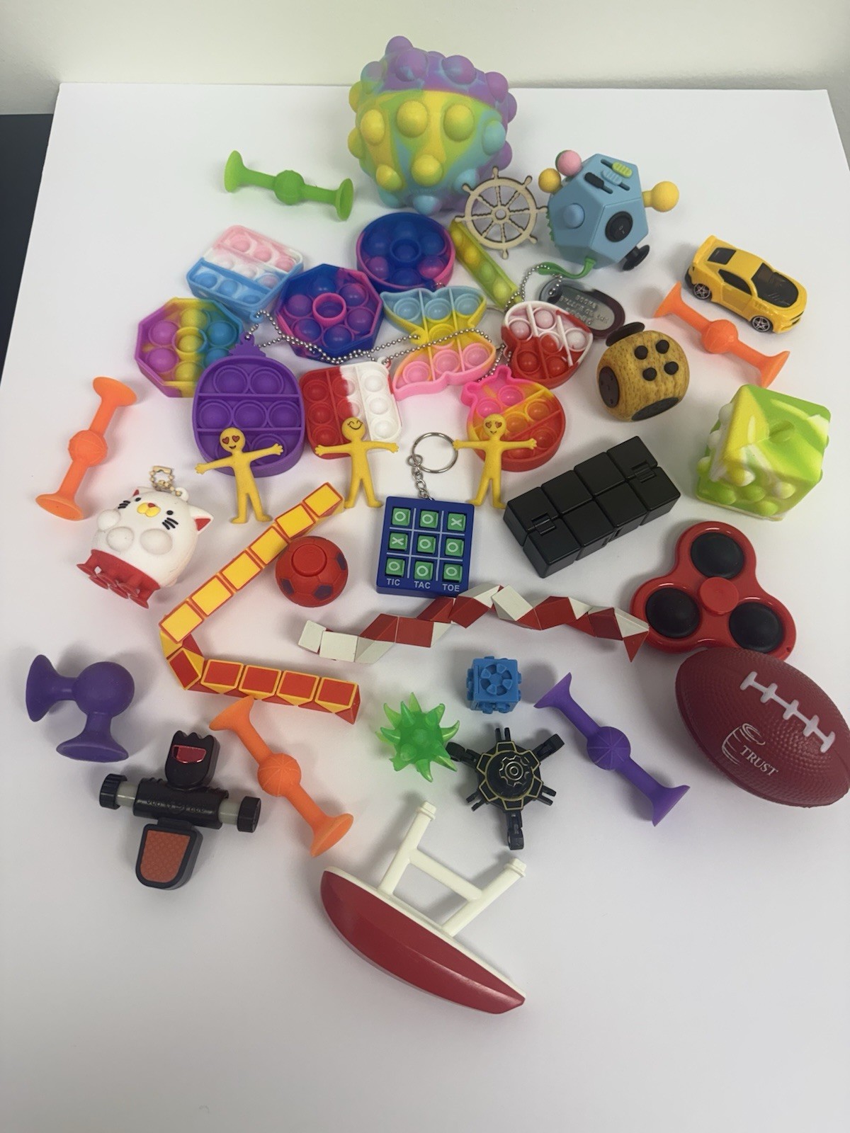 Fidget Sensory Toy + Misc Lot Of 39 Pieces