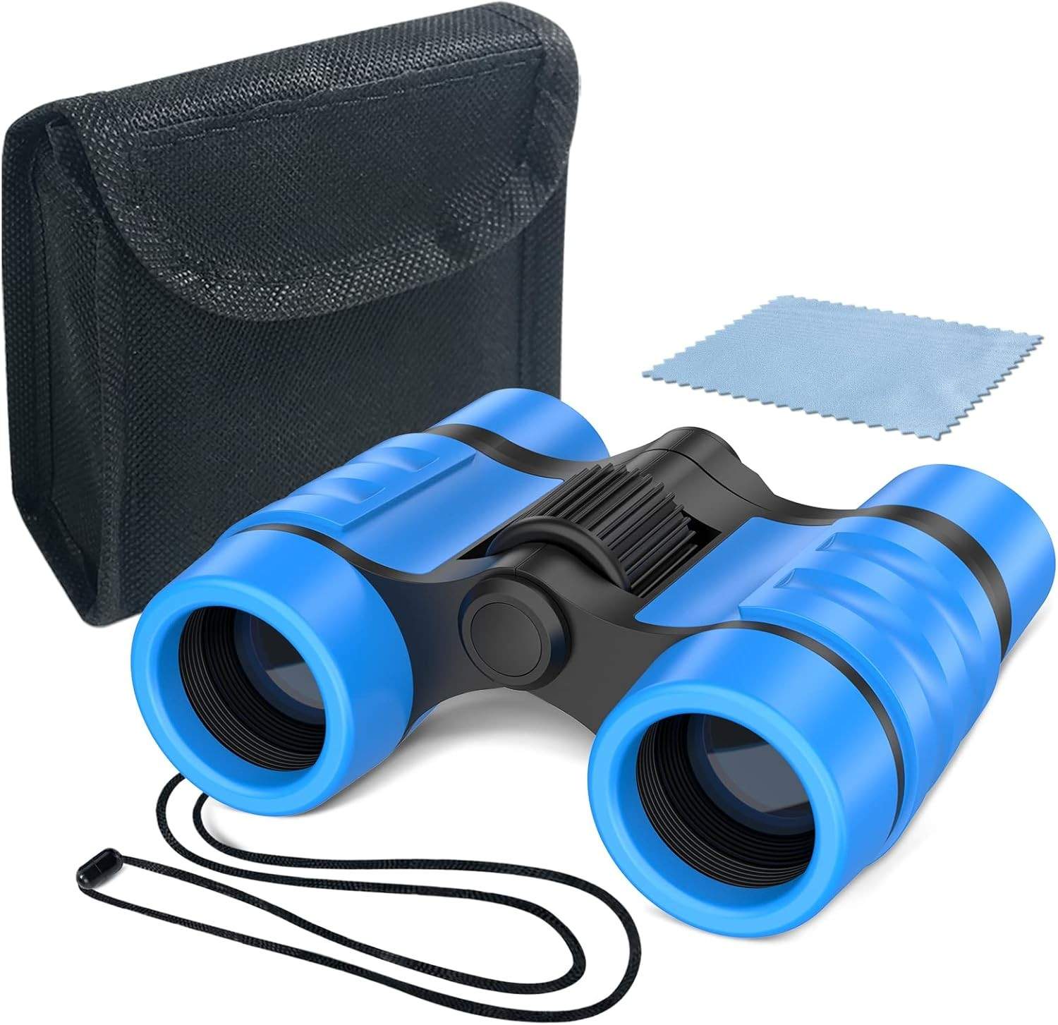 ESSENSON Binoculars for Kids Toys Gifts Age 3, 4, 5, 6, 7, 8, 9, 10+ blue