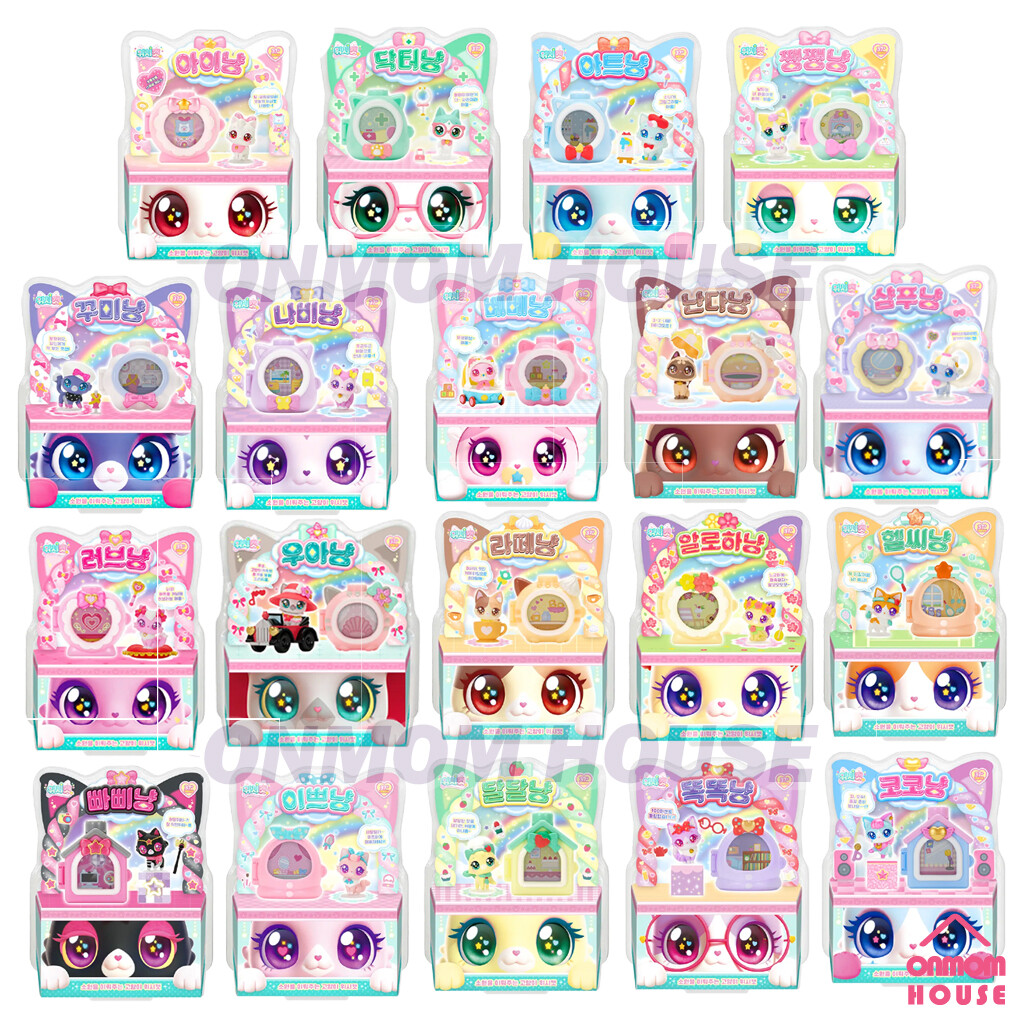 WishCat Figure 19 Type Collection Korean Animation 2024 New Wish Cat Korean Toy