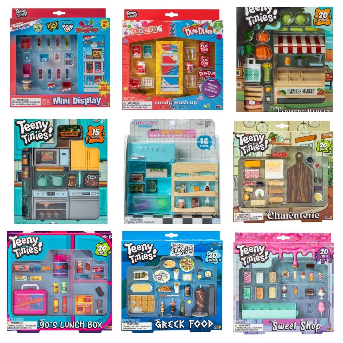 Teeny Tinies! Mini Display Various Styles New