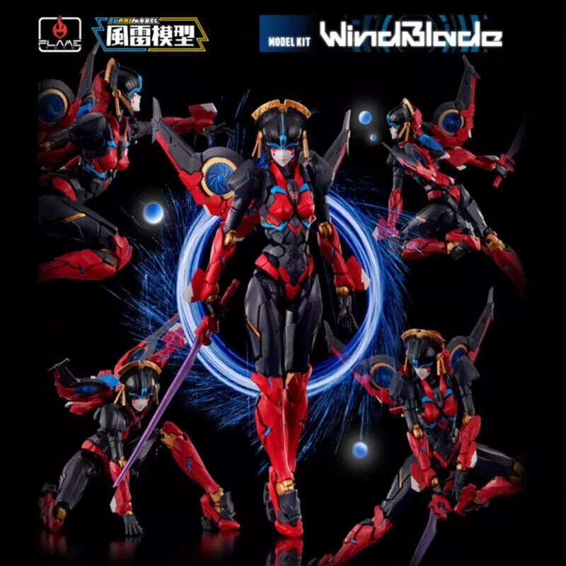 New Flame Toys Furai Model IDW Windblade Model Kit Reissue Figure In Stock