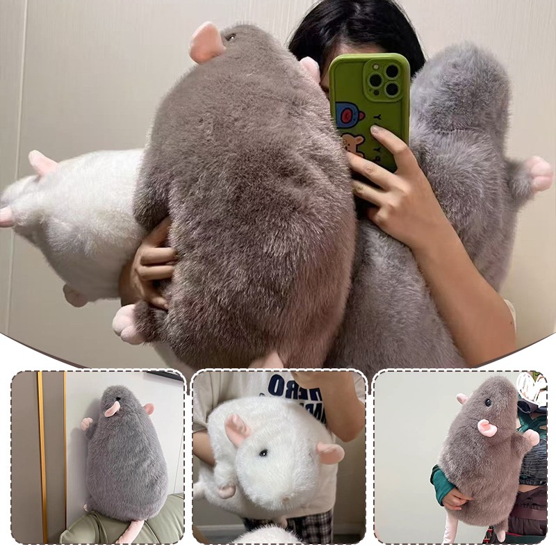 Cute 35/50/90cm Mouse Cartoon Fancy Rat Soft Oversized Animal Figure Gift