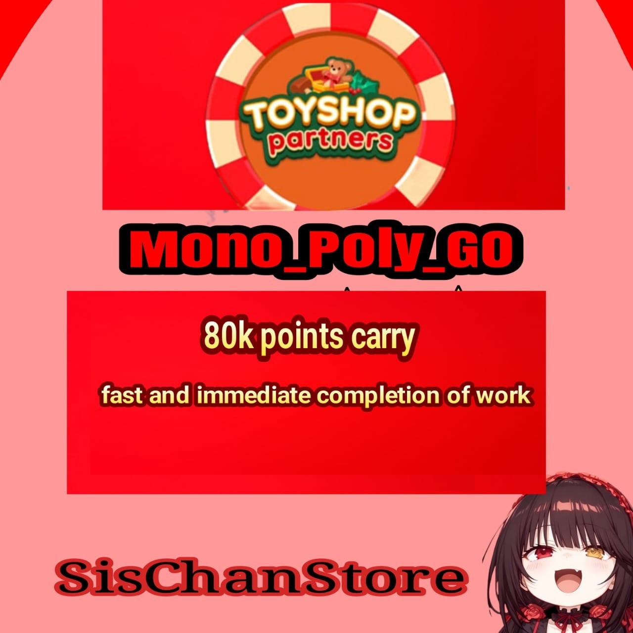 MONO_POLY GO TOY_SHOP PARTNERS FULL CARRY