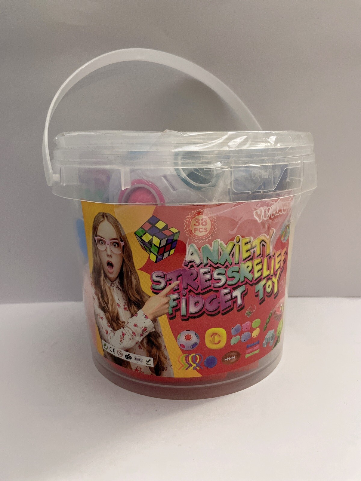 38 PCs Sensory Fidget Toys Set, Steress Relief Lits for Kids, Adults, Party Gift