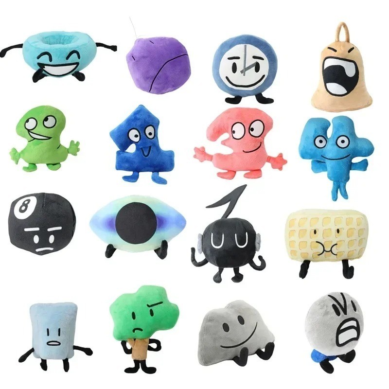 BFDI Battle for Dream Island Plush Figure Toy Stuffed Toys for Kids Gifts