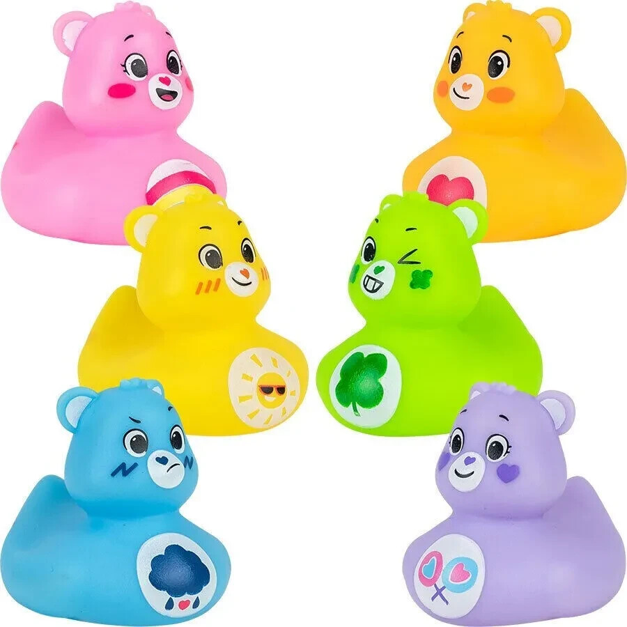 Care Bears Ducks-Bath Toy Set-Licensed Water toy for Babies 6 pcs