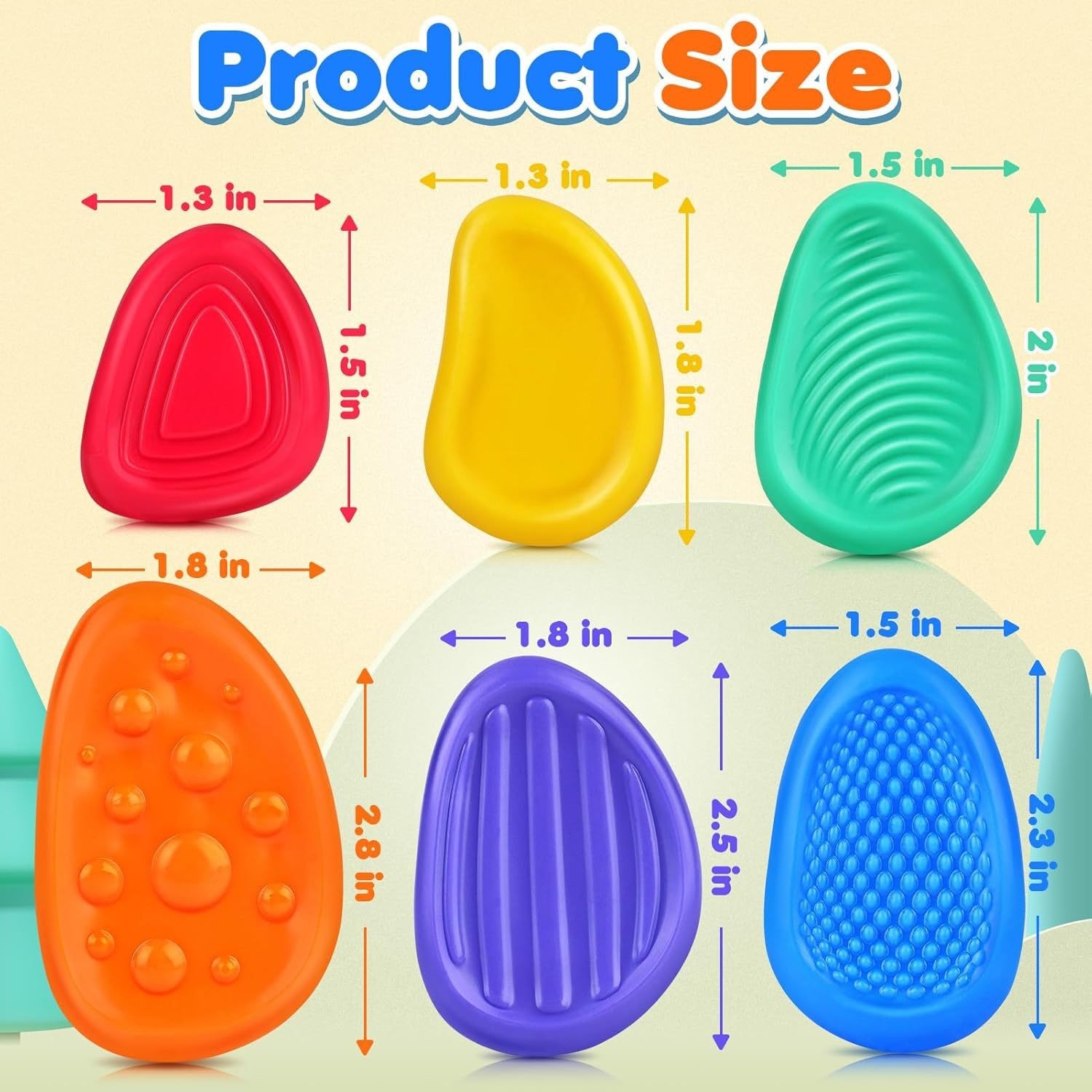 Advanced Durable Easy to Install Kids’ Sensory Stress-Relief Silicone Fidget Toy