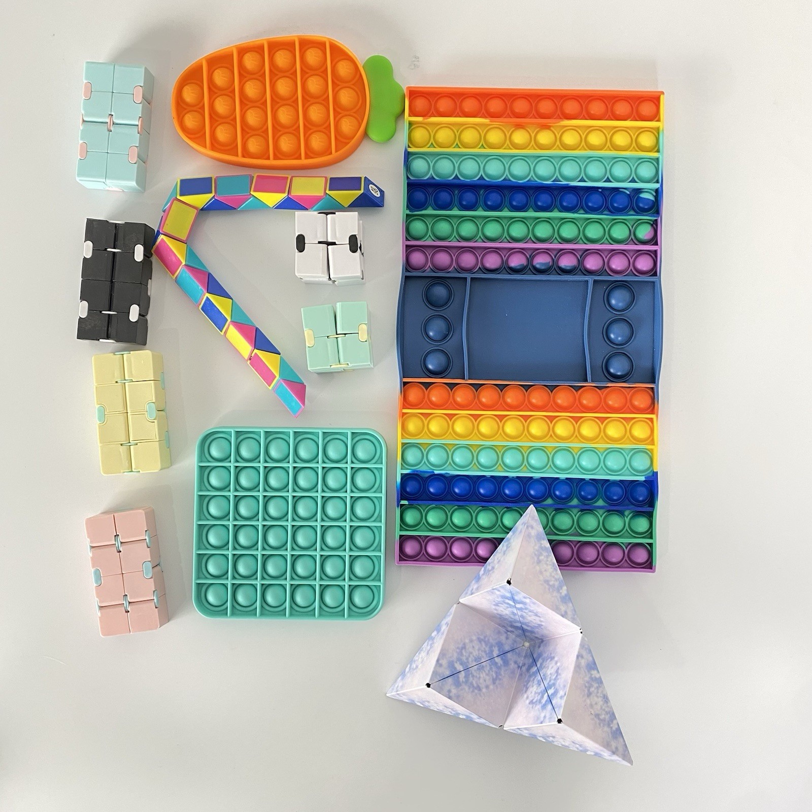 Toys – Fidget Sensory – 11 Items for Kids and Adults – Stress Reliving Anxiety