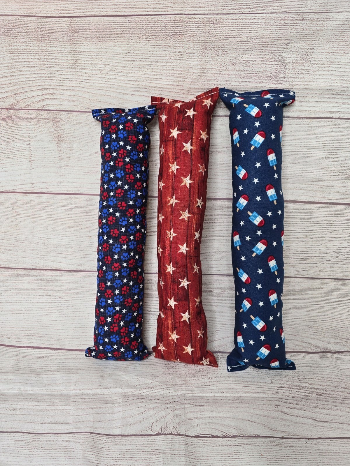 Handmade Cat/Kitten Catnip Kick Toy, Patriotic, Organic Catnip Kick Stick