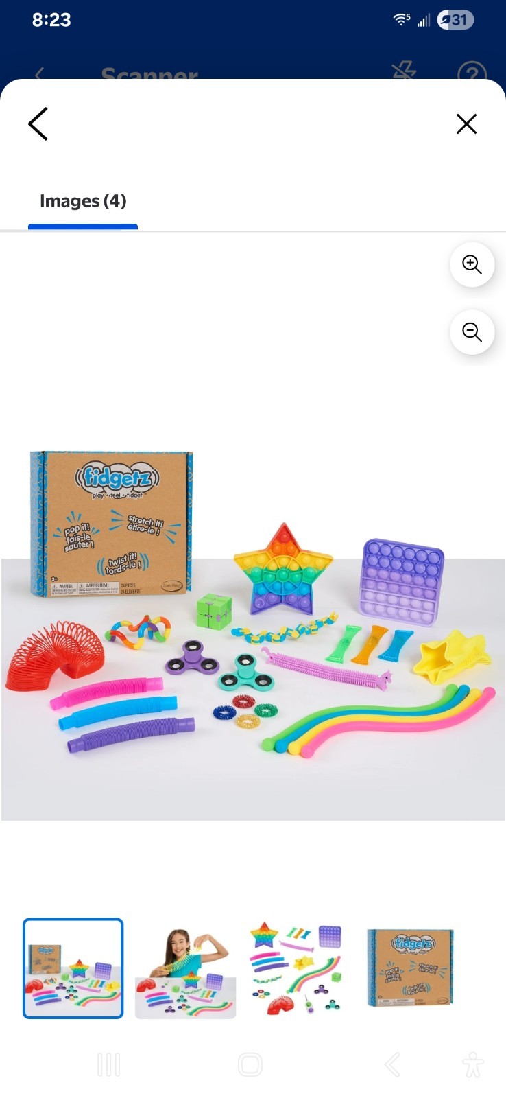 Fidgetz Combo Set Fidget Toys Assortment, Sensory Toys for Kids and Adults,…